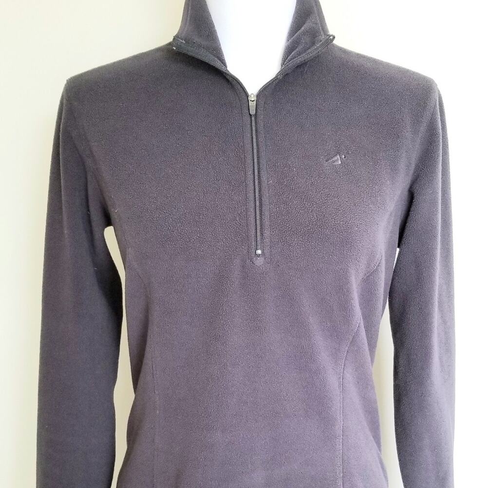 Eastern Mountain Sports Fleece Pullover 1/2 Zip Gray Size XS